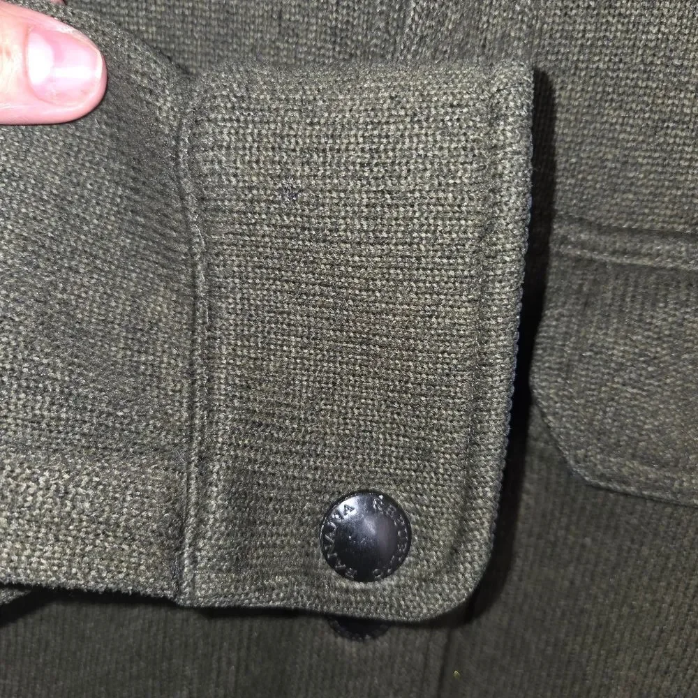 Banana Republic Men's Fleece Lined Polartec Snap Up Shirt Jacket Size Medium
